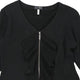 Vintageblack Armani Jeans Top - womens medium