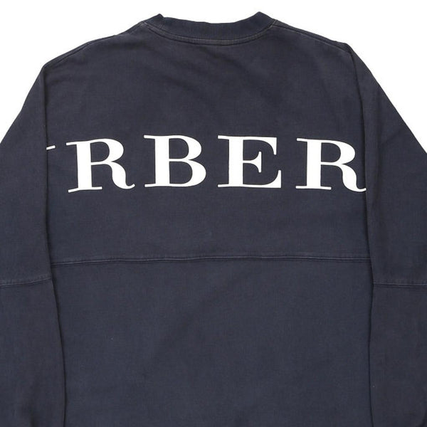 Vintage blue Burberry London Long Sleeve T-Shirt - mens large