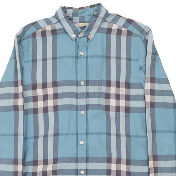 Vintage blue Burberry Brit Shirt - mens small