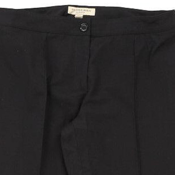 Vintage black Burberry London Trousers - womens 31" waist