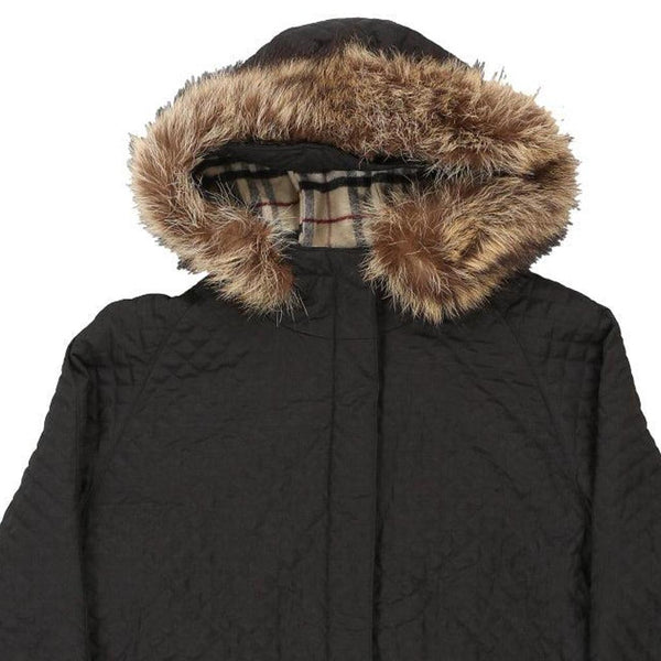 Vintage black Burberry London Jacket - womens medium