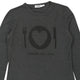 Vintage grey Hungry For Love Moschino Jeans Long Sleeve T-Shirt - womens large