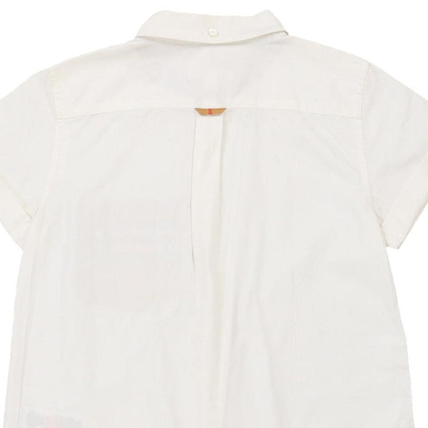 Vintage white 12 Years Burberry Short Sleeve Shirt - boys medium