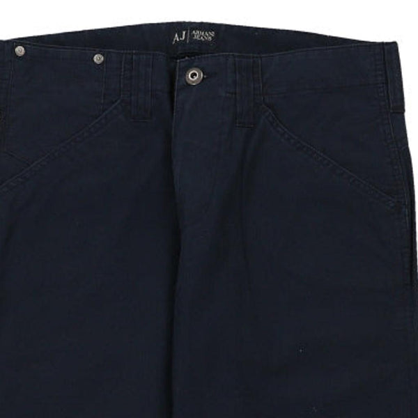 Vintage blue Armani Jeans Trousers - womens 33" waist
