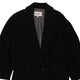 Vintage black Byblos Overcoat - womens x-large