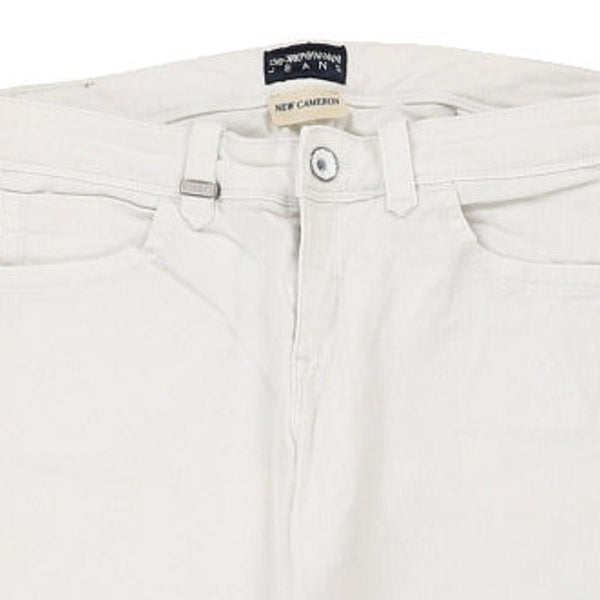 Vintage white New Cameron Emporio Armani Jeans - womens 32" waist