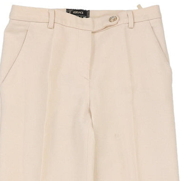 Vintage beige Versace Trousers - mens 28" waist
