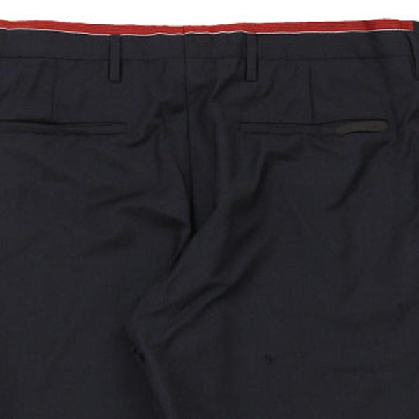 Vintage navy Prada Trousers - womens 33" waist