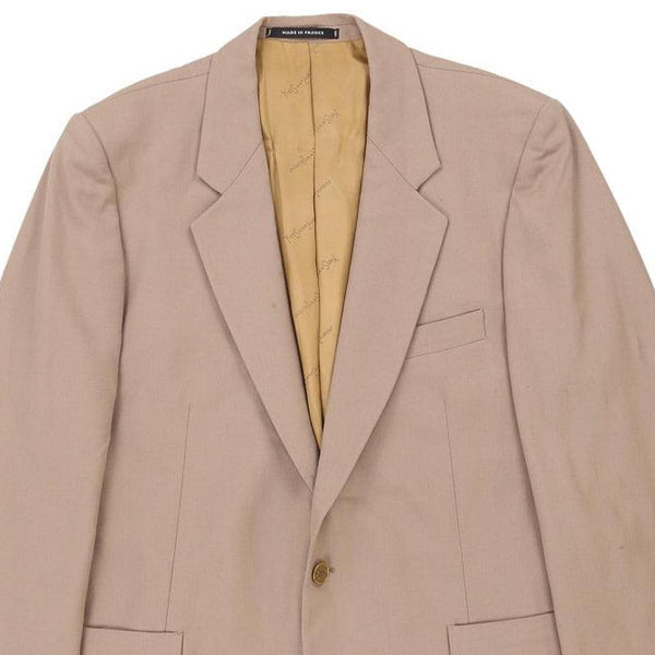 Vintage beige Yves Saint Laurent Blazer - mens large