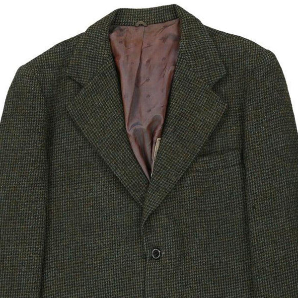 Vintage green Harris Tweed Blazer - mens large