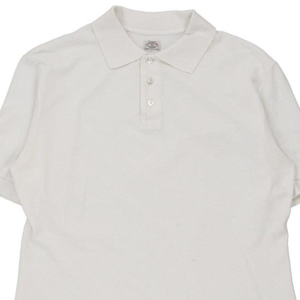 Vintage white Armani Polo Shirt - mens x-large