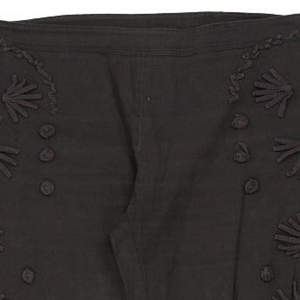 Vintage black Cavalli Class Trousers - womens 33" waist