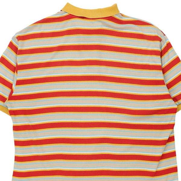 Vintage multicoloured Yves Saint Laurent Polo Shirt - mens large