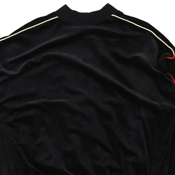 Vintage black Christian Dior Velour Track Jacket - mens medium