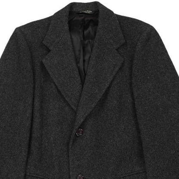 Vintage grey Christian Dior Overcoat - mens large