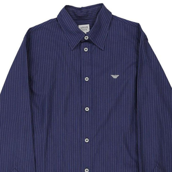 Vintage blue Age 14 Teen Armani Shirt - boys medium