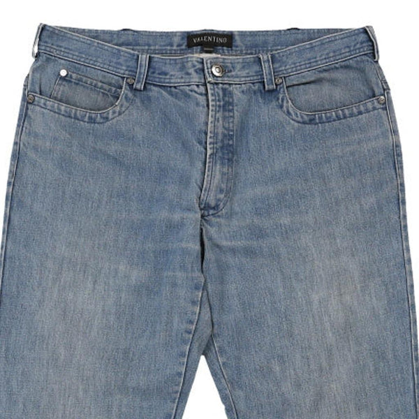 Vintage blue Valentino Jeans - womens 35" waist