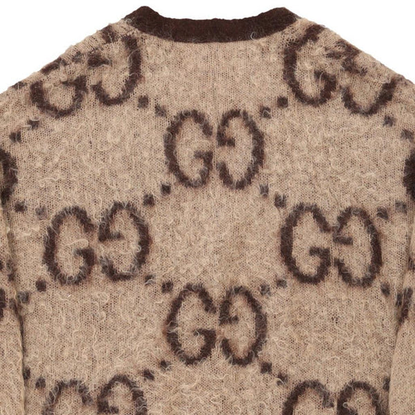 Vintage brown Gucci Cardigan - mens x-large