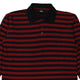 Vintage red Versace Jeans Couture Long Sleeve Polo Shirt - mens x-large
