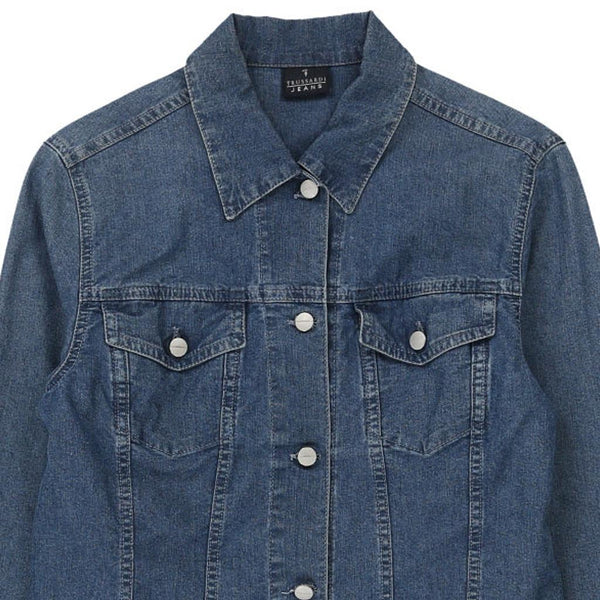 Vintage blue Trussardi Denim Jacket - womens medium