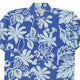 Vintage blue Age 13 C.P. Company Hawaiian Shirt - boys medium