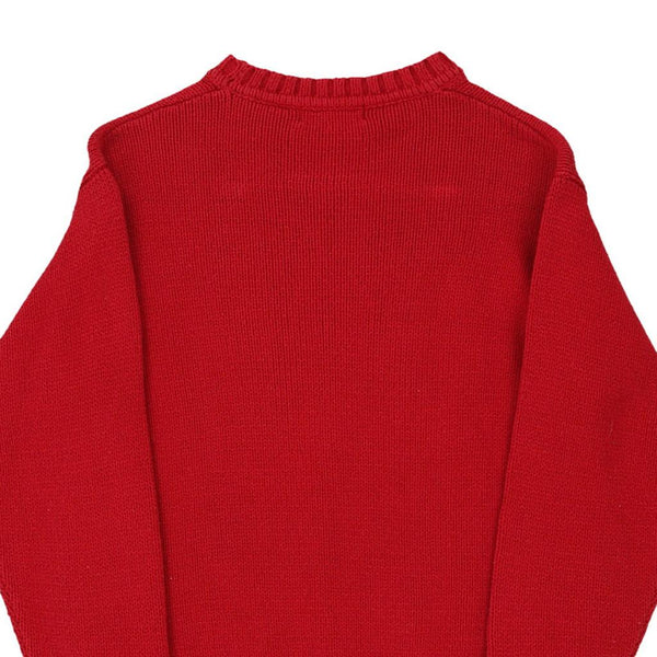 Vintage red Age 8 Burberry Jumper - girls small