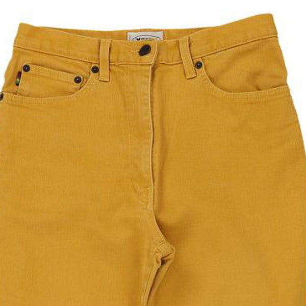 Vintage yellow Missoni Sport Jeans - womens 28" waist