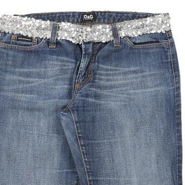 Vintage blue Dolce & Gabbana Jeans - womens 34" waist