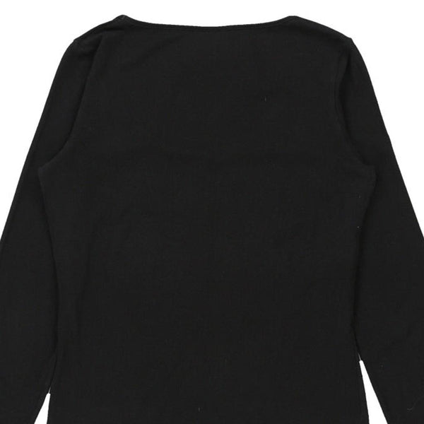 Vintage black Just Cavalli Long Sleeve Top - womens large