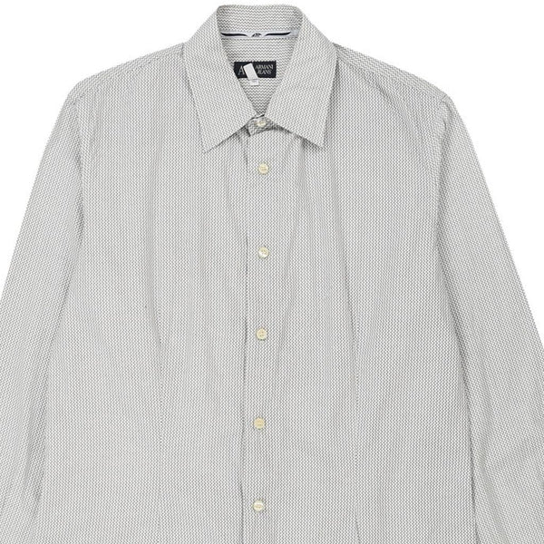Vintage grey Armani Jeans Shirt - mens medium