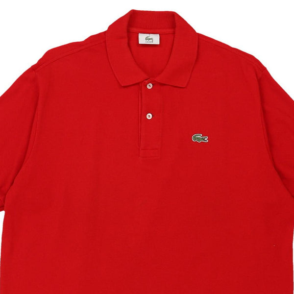 Vintage red Lacoste Polo Shirt - mens xx-large