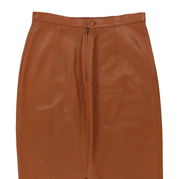 Vintage brown Trussardi Mini Skirt - womens 28" waist