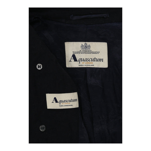 Vintageblue Aquascutum Overcoat - mens xx-large