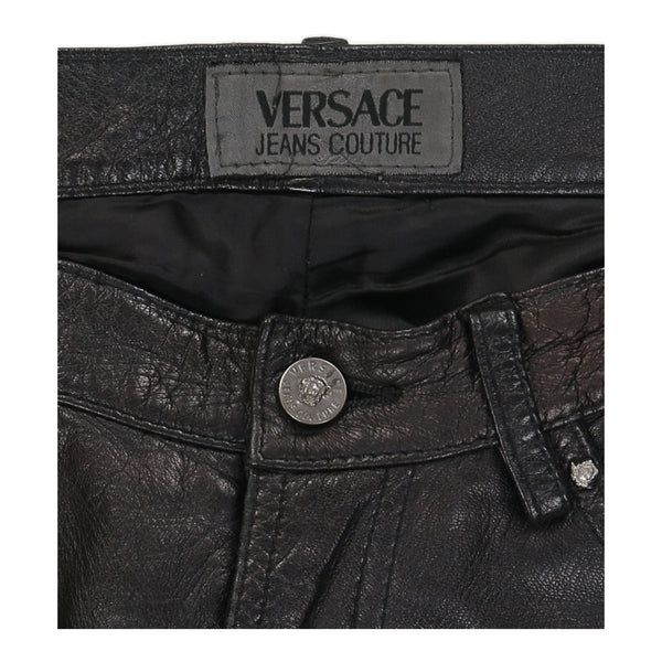 Vintageblack Versace Jeans Couture Trousers - womens 32" waist