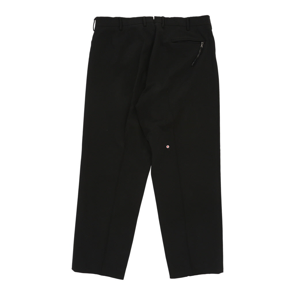 Prada Trousers - 36W 28L Black Polyester – Preloveddesigner.com
