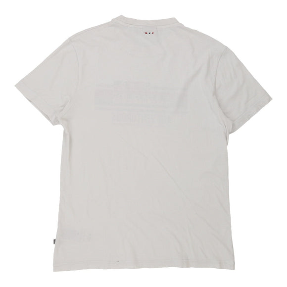 Vintagewhite Napapijri T-Shirt - mens medium