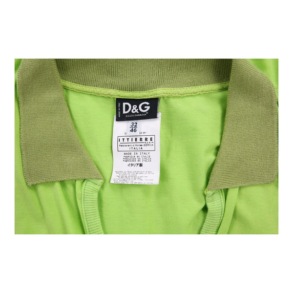 Vintagegreen Dolce & Gabbana Polo Top - womens medium