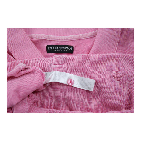 Vintagepink Emporio Armani Polo Shirt - mens medium