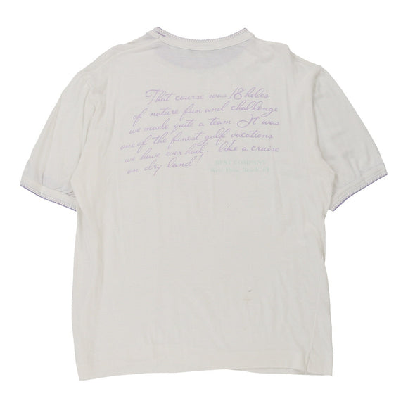 Vintagewhite Best Company T-Shirt - mens large