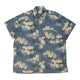 Vintageblue Trussardi Sport Hawaiian Shirt - mens x-large
