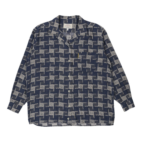 Vintageblue Armani Jeans Flannel Shirt - womens small