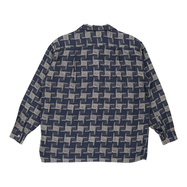 Vintageblue Armani Jeans Flannel Shirt - womens small