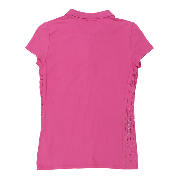 Vintagepink Ea7 Polo Top - womens small