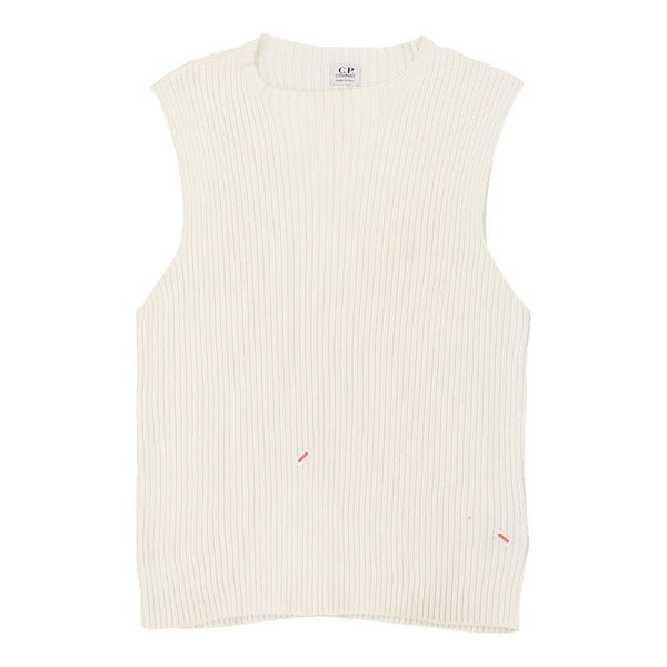 Vintagewhite Spring/Summer 2001 C.P. Company Sweater Vest - womens large