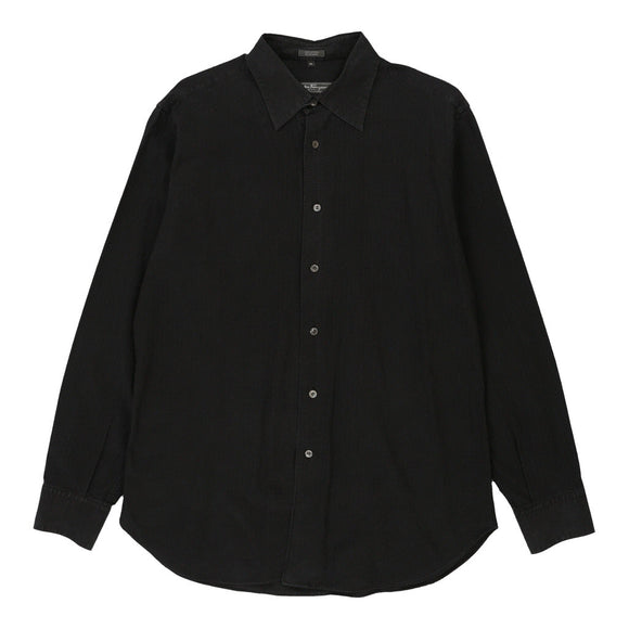 Vintageblack Salvatore Ferragamo Shirt - mens x-large