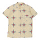 Vintagecream Valentino Jeans Patterned Shirt - mens medium