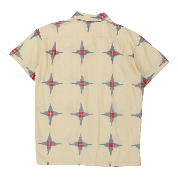 Vintagecream Valentino Jeans Patterned Shirt - mens medium