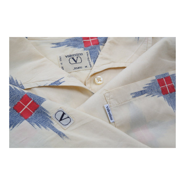 Vintagecream Valentino Jeans Patterned Shirt - mens medium
