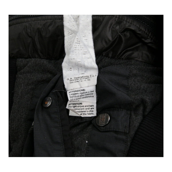 Vintageblack Armani Coat - mens medium