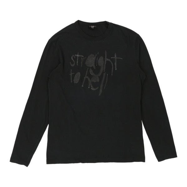 Vintageblack Straight to Hell Gf Ferre Long Sleeve T-Shirt - womens large